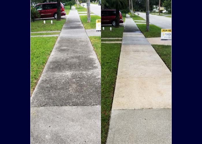 Concrete Pressure Washing and Soft Washing