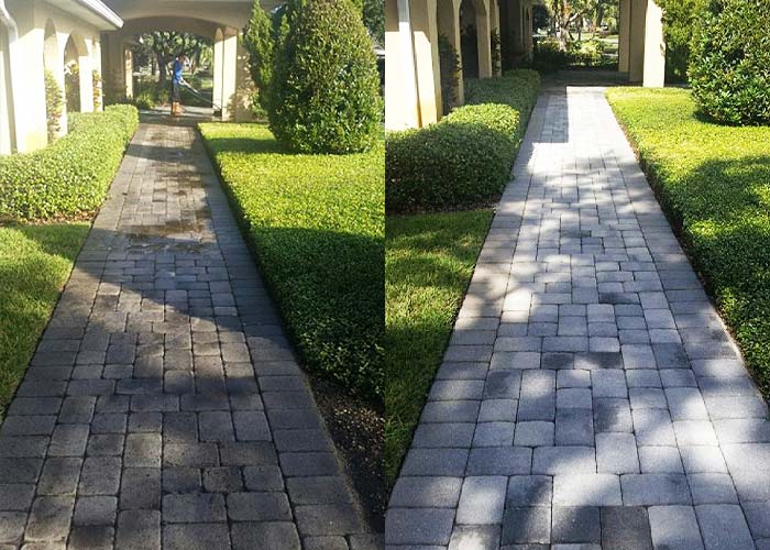 Concrete Pressure Washing and Soft Washing