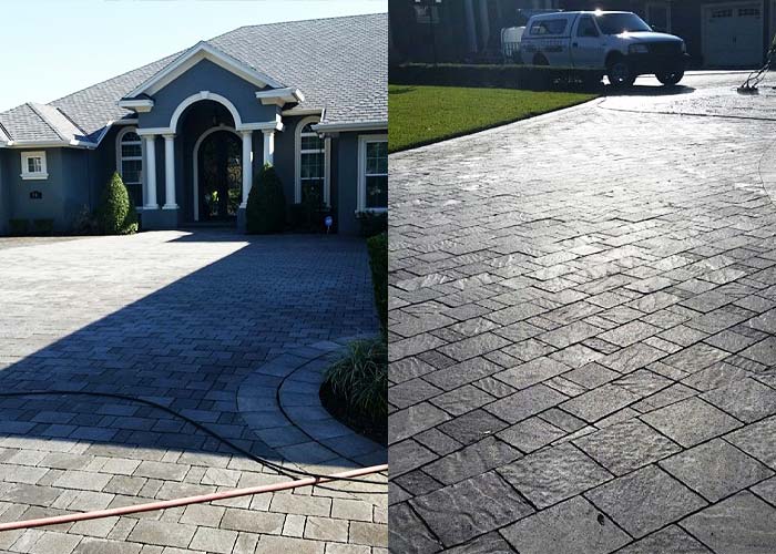 Concrete Pressure Washing and Soft Washing