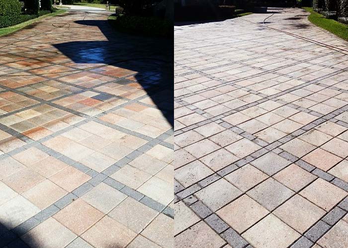 Concrete Pressure Washing and Soft Washing