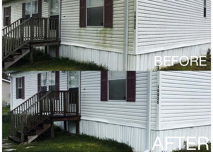 Siding - Soffits Pressure Washing and Soft Washing