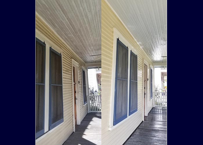 Residential exterior cleaning